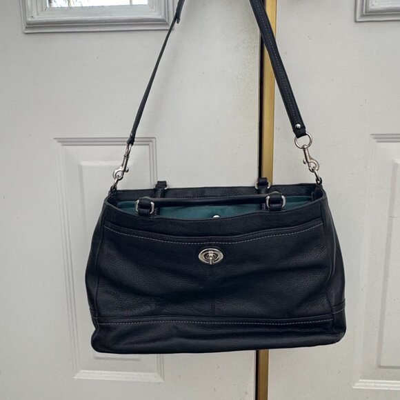 Coach leather tote bag/purse - used - Picture 1 of 14